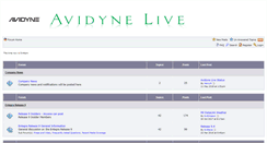Desktop Screenshot of forums.avidyne.com